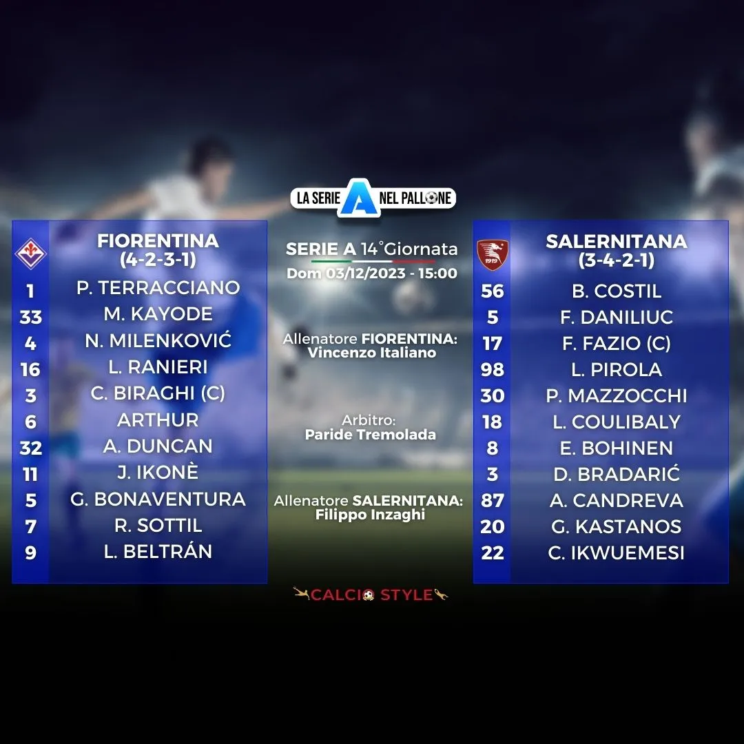 Fiorentina - Salernitana