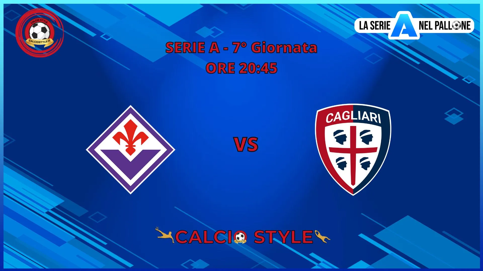 Fiorentina - Cagliari: le formazioni ufficiali