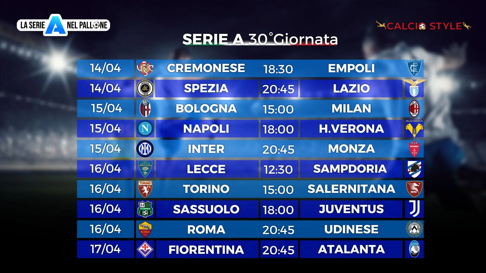 Serie A: probabili formazioni e fantaconsigli