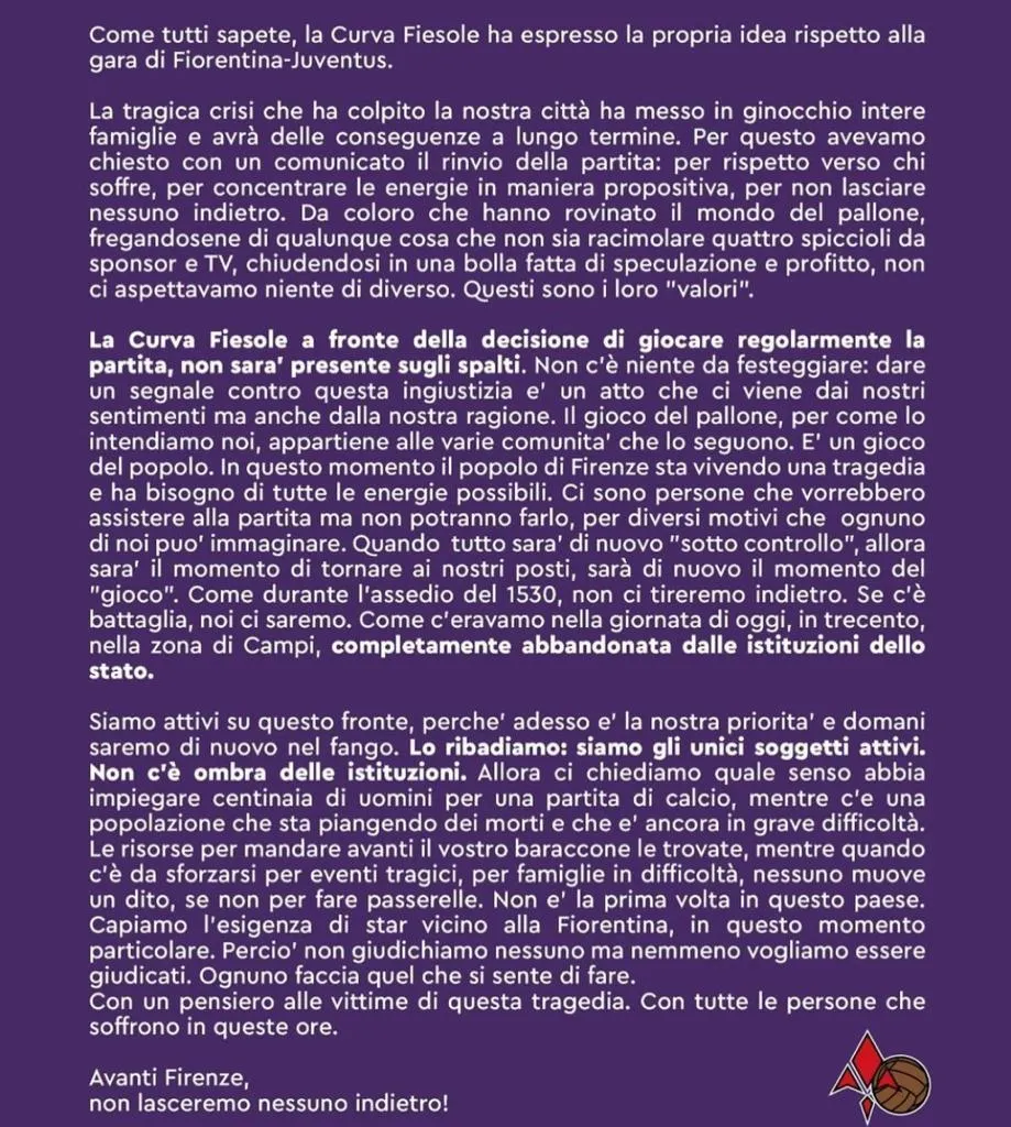 Fiorentina Curva Fiesole