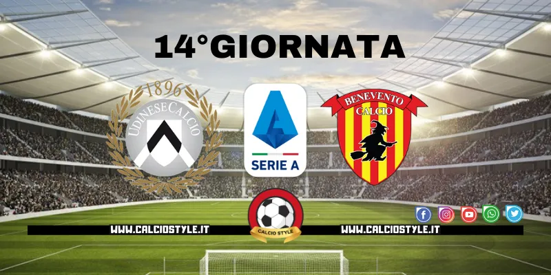 Udinese-Benevento: probabili formazioni e dove vederla