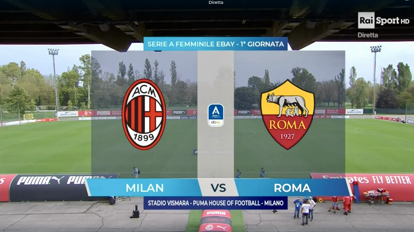 Roma Femminile, vittoria schiacciante sul Milan