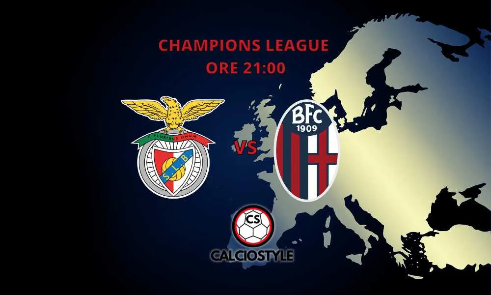Benfica-Bologna, le formazioni ufficiali: Italiano stravolge