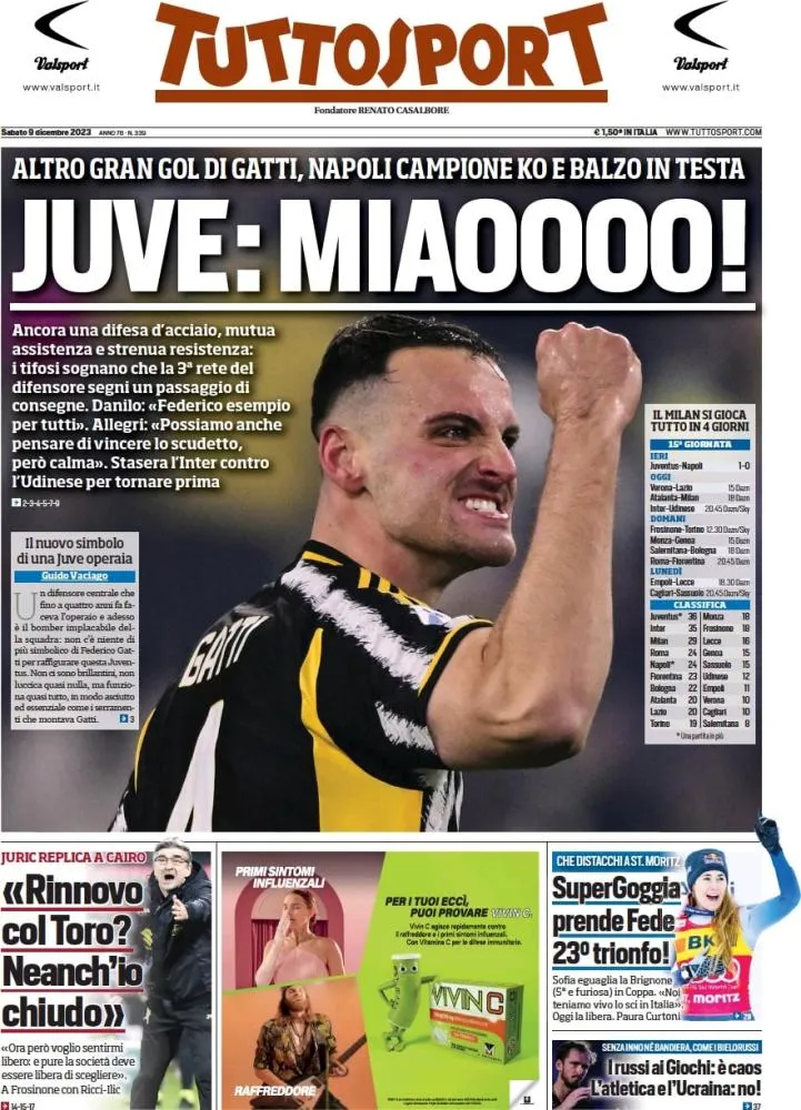 Juventus: l'arma in più arriva dalla difesa