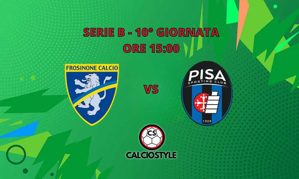 Frosinone-Pisa: probabili formazioni e dove vederla