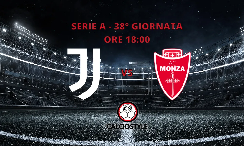 Juventus - Monza, le formazioni ufficiali