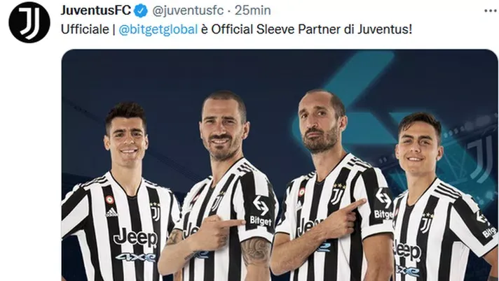 Bitget: come funziona la piattaforma sponsor di Juventus e Messi