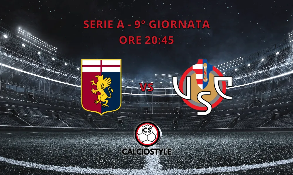 Genoa-Cremonese 0-2, doppio Bonazzoli e i grifoni sprofondano