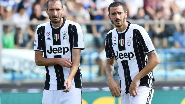 Juventus: le condizioni di Bonucci e Chiellini