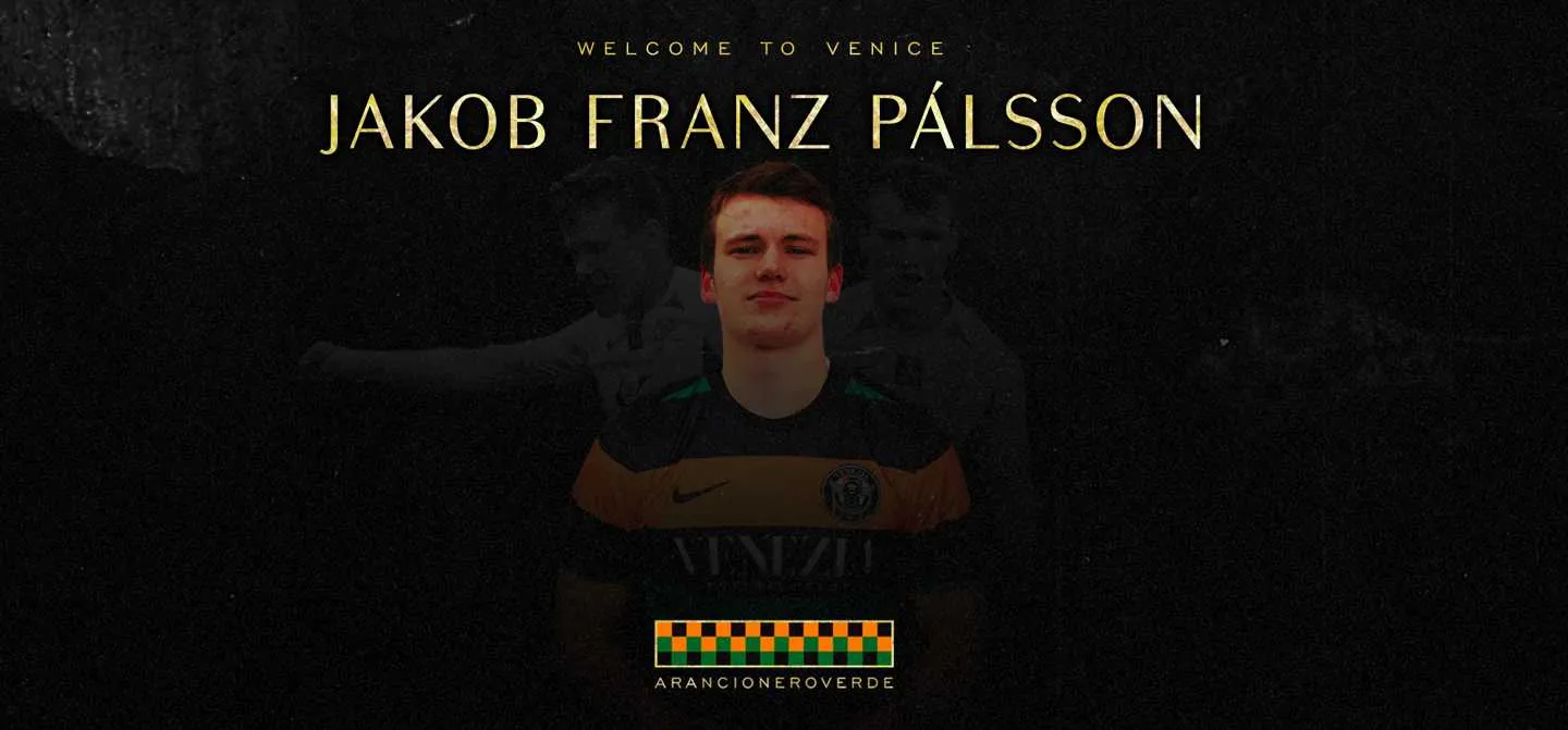 Ufficiale il Venezia ufficializza Jakob Franz Palsson