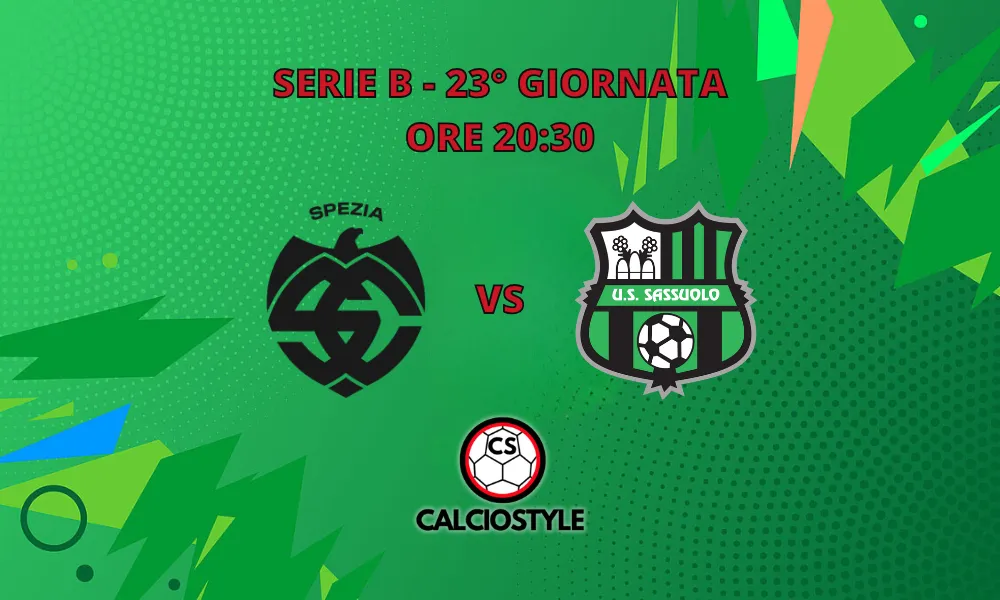 Spezia-Sassuolo, probabili formazioni e dove vederla