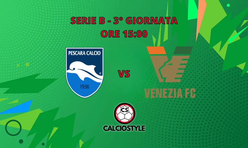Pescara-Venezia: probabili formazioni e dove vederla