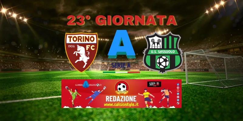 Torino-Sassuolo: probabili formazioni e dove vederla