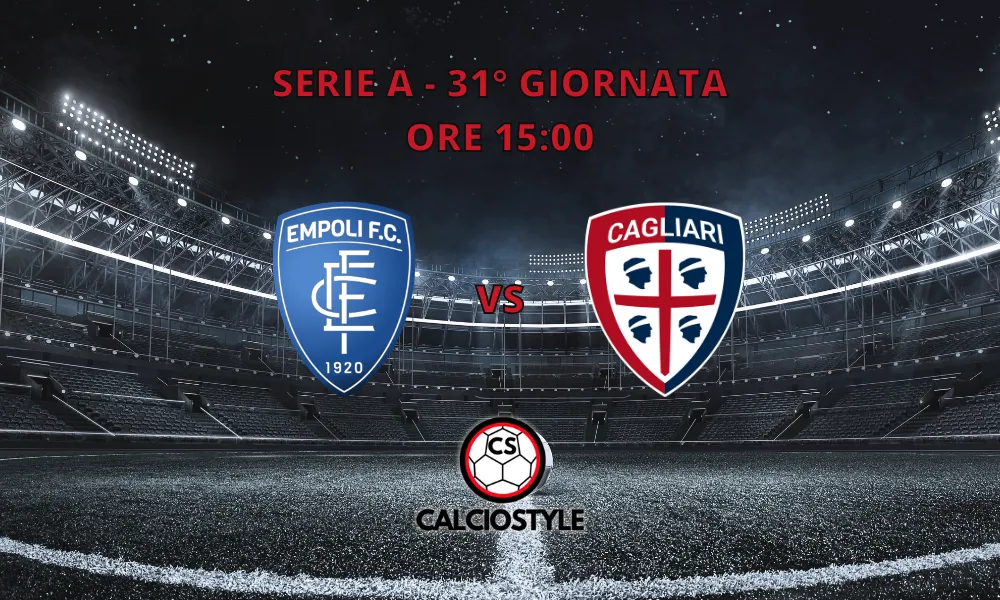 Empoli-Cagliari, le probabili formazioni e dove vederla