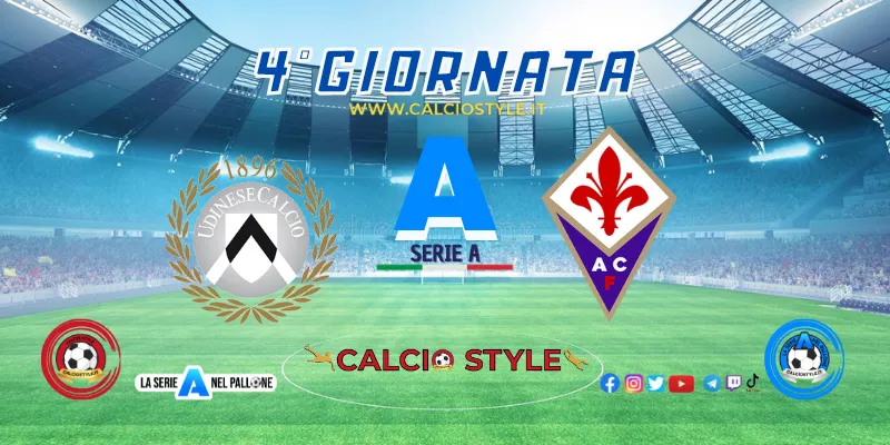 Udinese-Fiorentina: probabili formazioni e dove vederla
