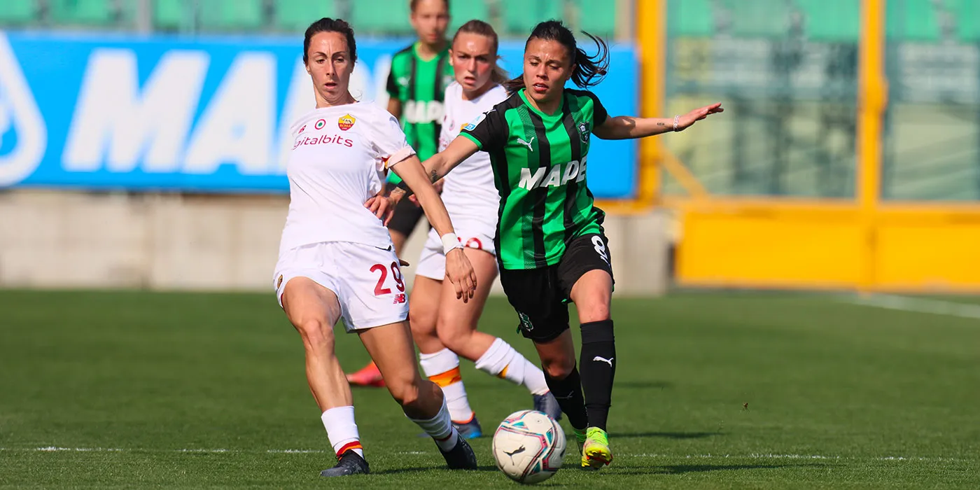 Calcio Femminile: le ufficiali di Roma-Sassuolo
