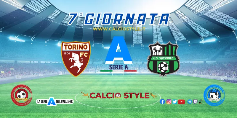 Torino-Sassuolo, probabili formazioni e dove vederla