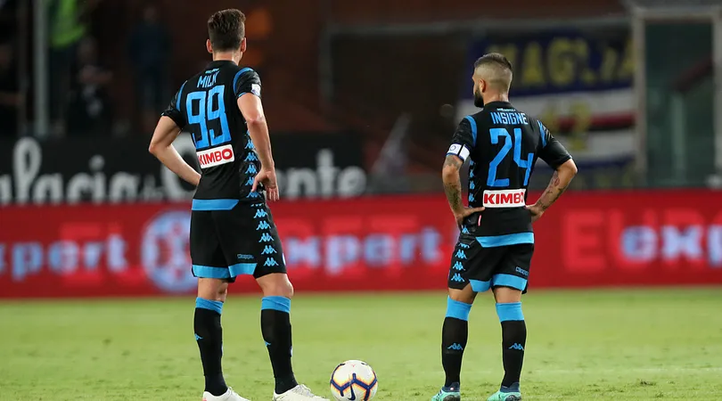 Napoli: con la Samp un turnover da K.O.