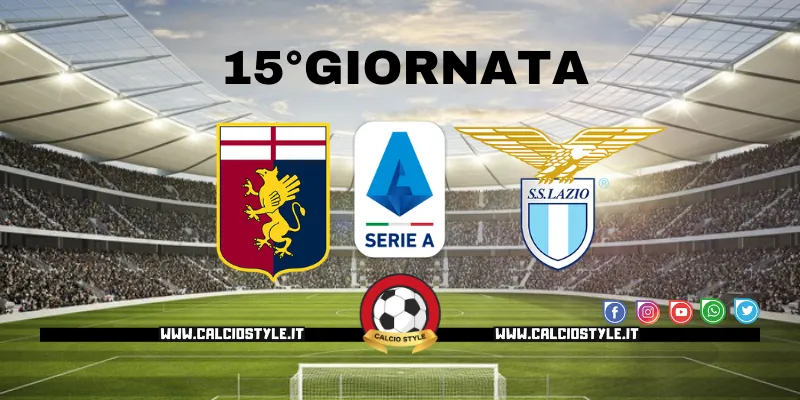 Genoa-Lazio : Le probabili formaizoni e dove vederla