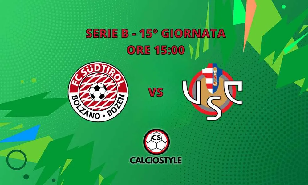 Sudtirol-Cremonese, le probabili formazioni e dove vederla