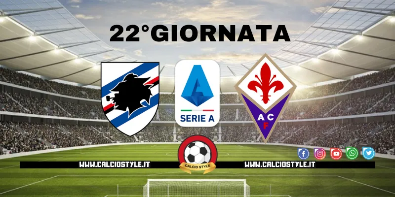 Sampdoria-Fiorentina: probabili formazioni e dove vederla