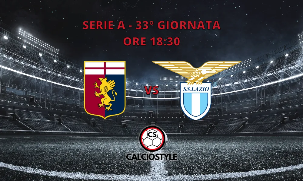 Genoa-Lazio, le formazioni ufficiali del match