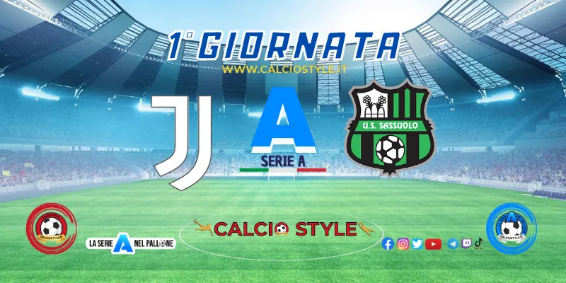 Juventus-Sassuolo, probabili formazioni e dove vederla