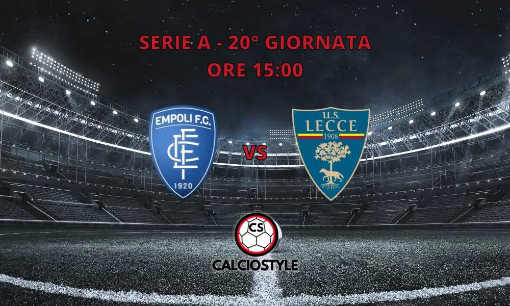 Empoli-Lecce 1-3. Goal e Highlights