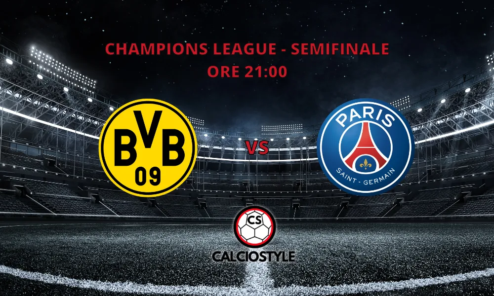 Borussia Dortmund-PSG, le formazioni ufficiali