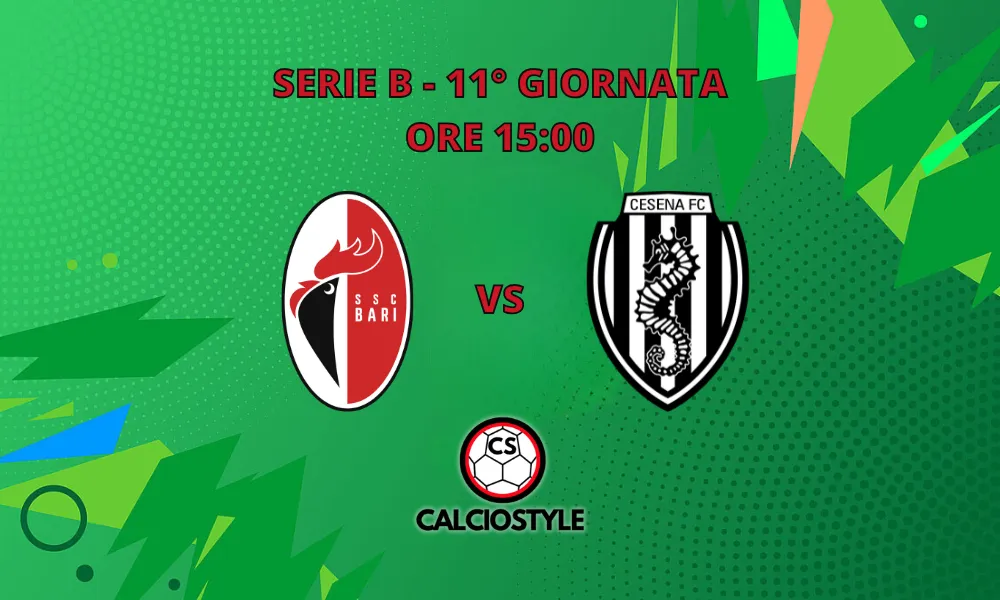 Bari-Cesena, le probabili formazioni e dove vederla
