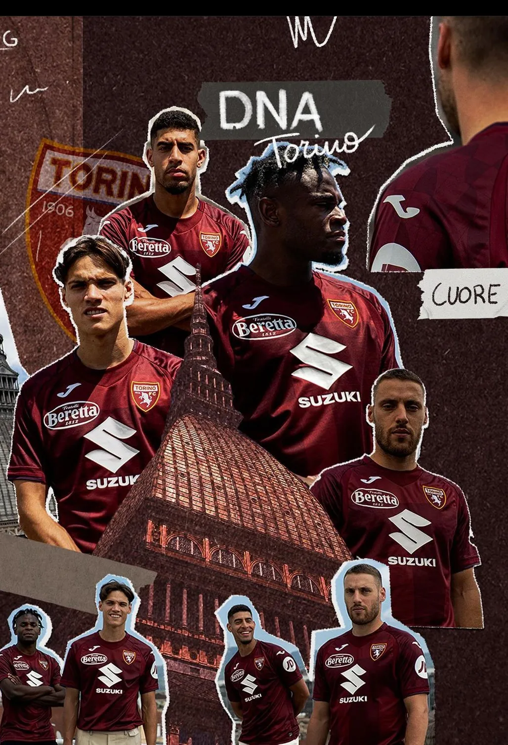Torino: presentata la nuova maglia home 2024/2025