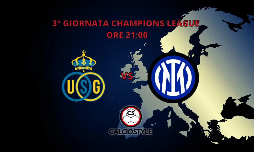Union Saint Gilloise-Inter, formazioni ufficiali