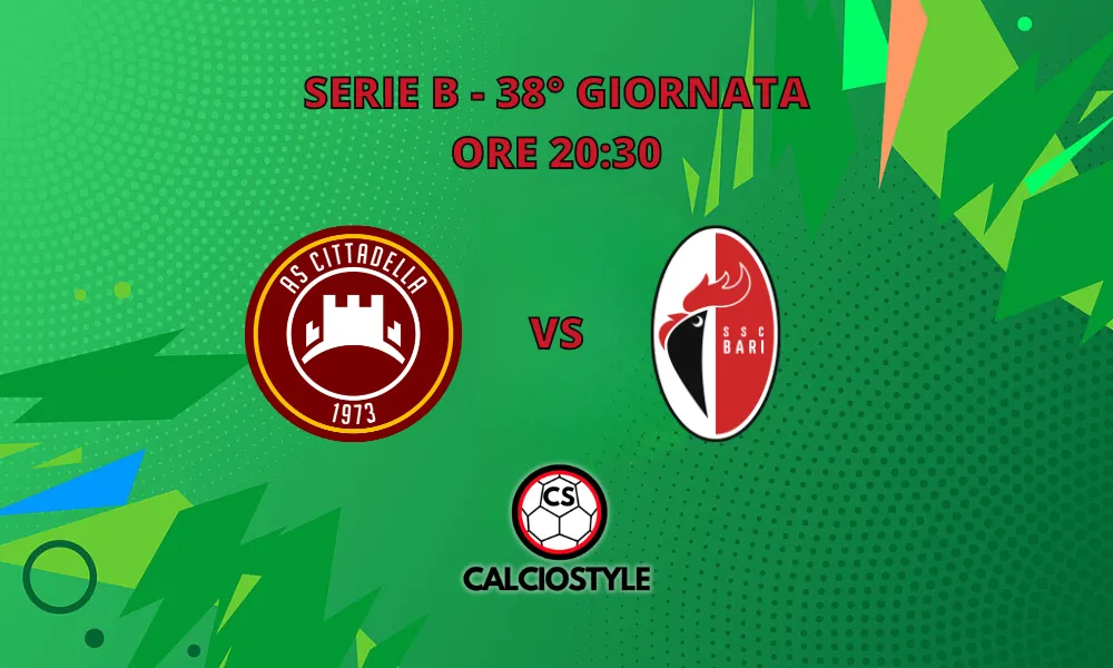 Cittadella-Bari: probabili formazioni e dove vederla