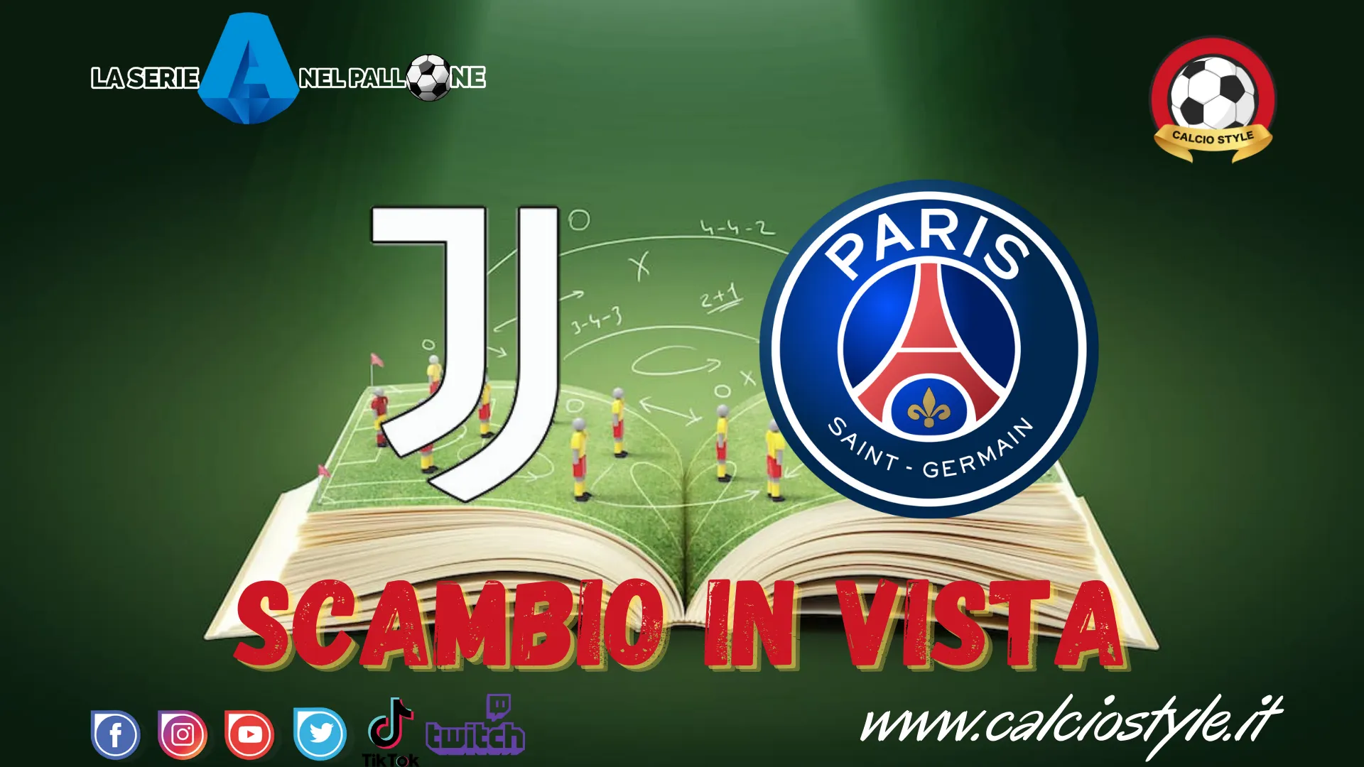 Calciomercato Juventus: scambio immediato di prestiti col PSG