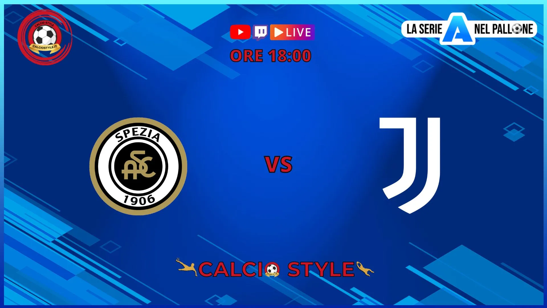 Spezia-Juventus, le formazioni ufficiali