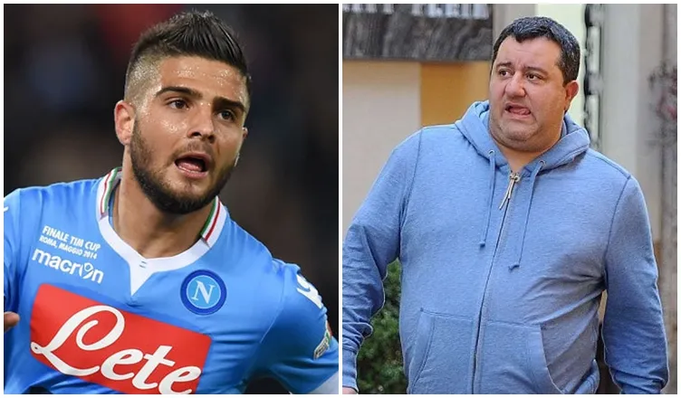 Raiola allontana Insigne da Napoli