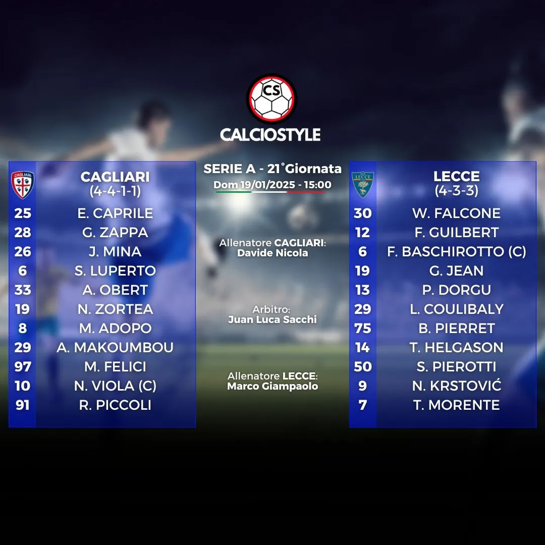 Cagliari - Lecce