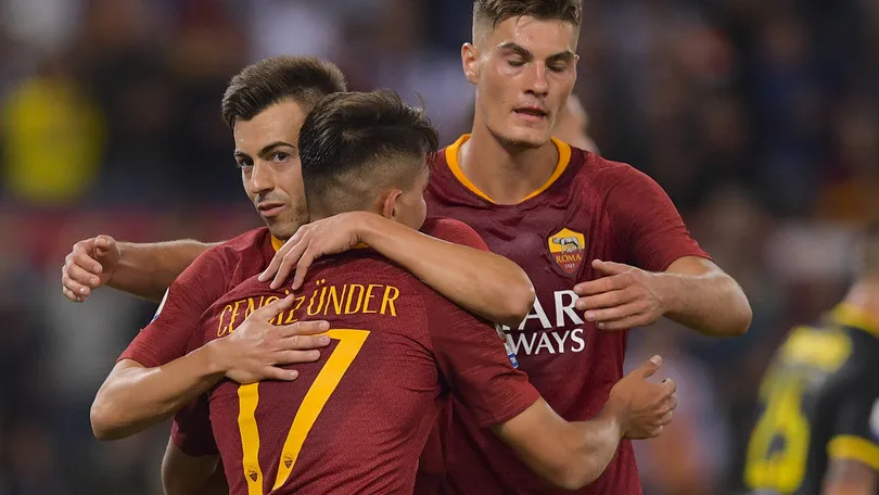 Roma-Frosinone 4 a 0. Le pagelle e le parole di Di Francesco.