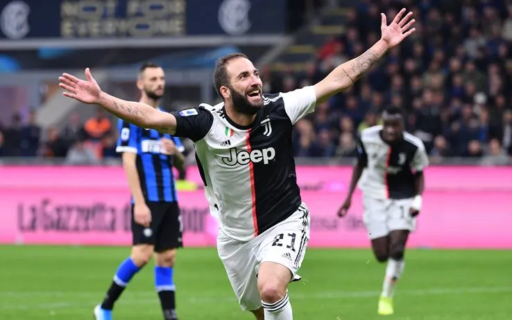 Inter-Juventus 1-2: Higuain entra e segna il goal vittoria