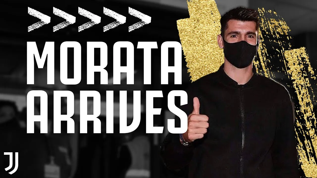 Juventus, è arrivato Morata