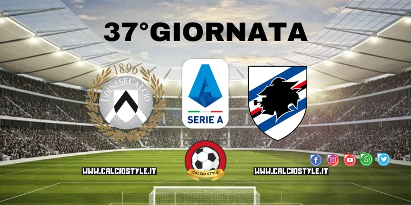 Udinese-Sampdoria: probabili formazioni e dove vederla