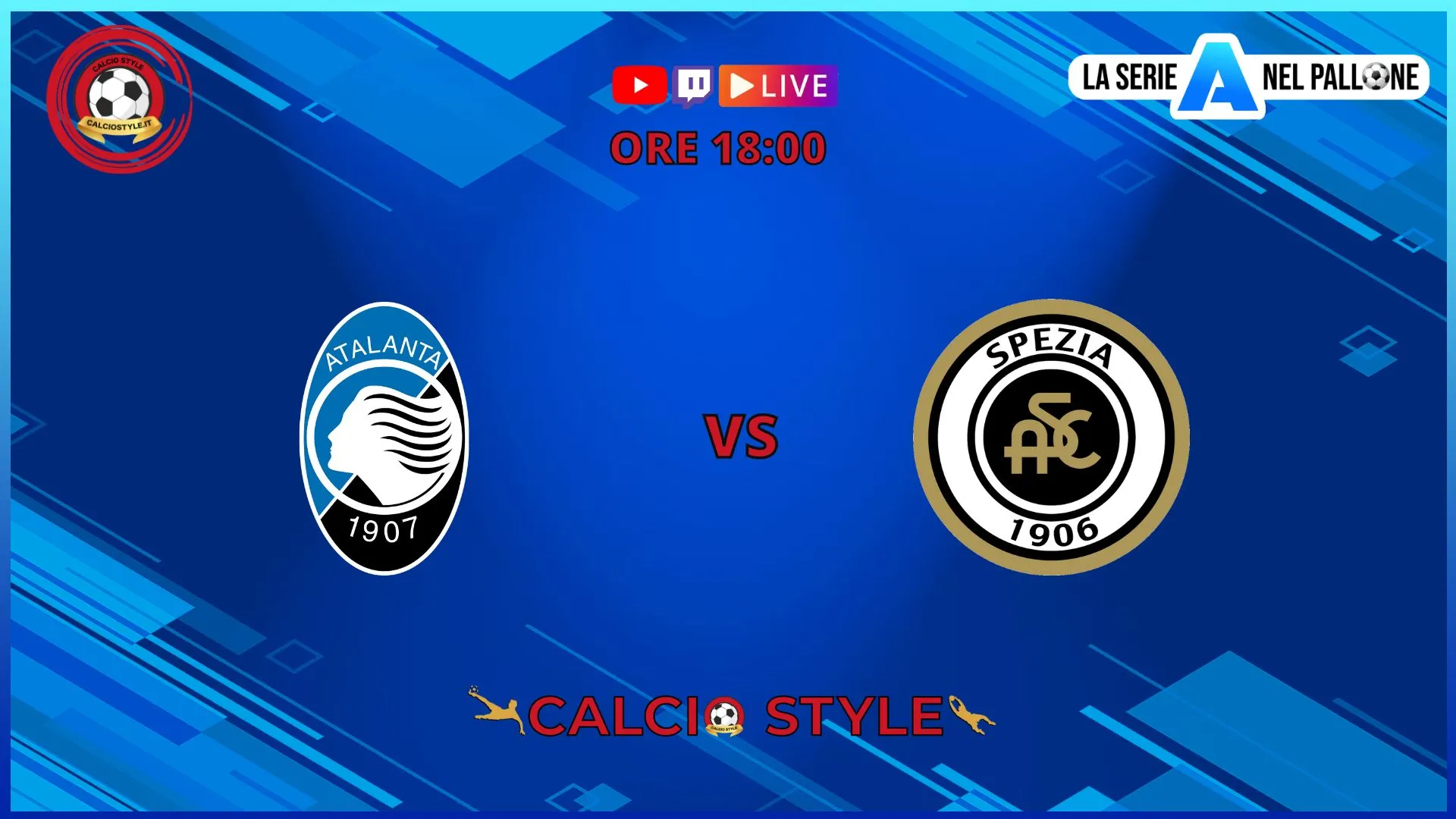 Atalanta-Spezia, le formazioni ufficiali