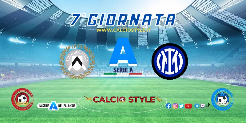 Udinese-Inter: le formazioni ufficiali