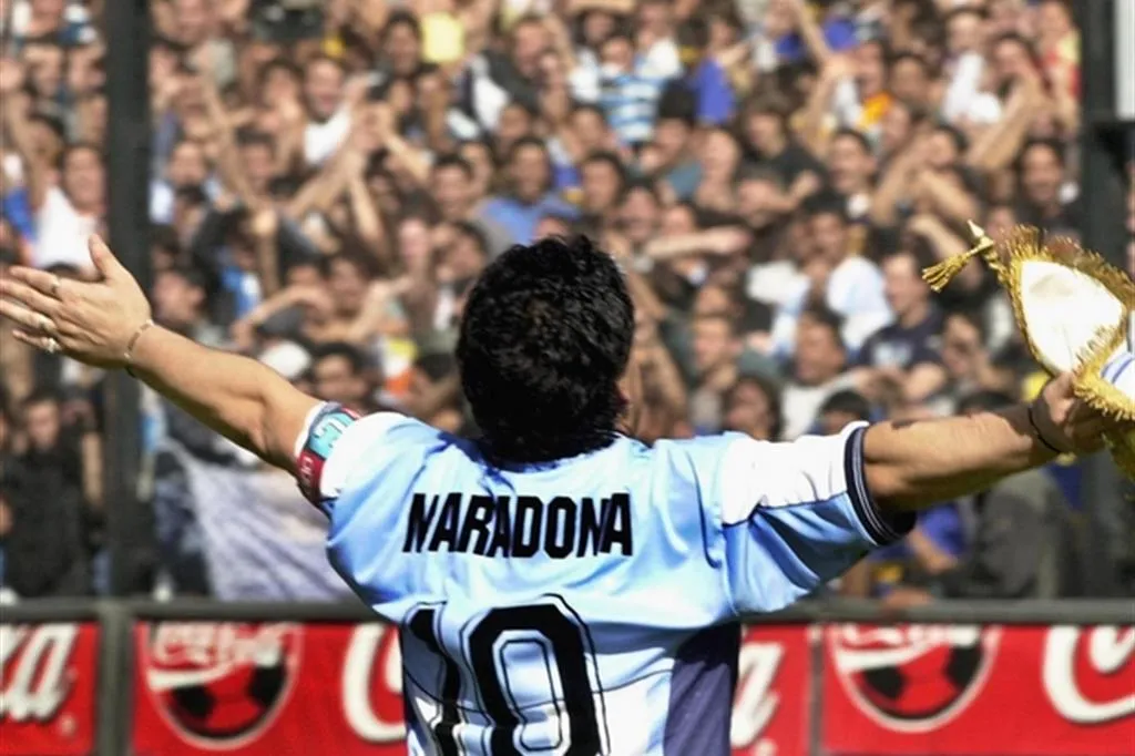 Maradona e la sua maglia numero 10