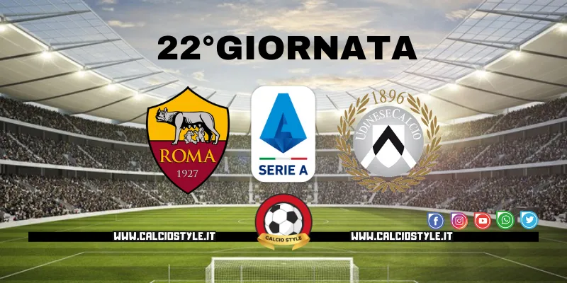 Roma-Udinese: probabili formazioni e dove vederla