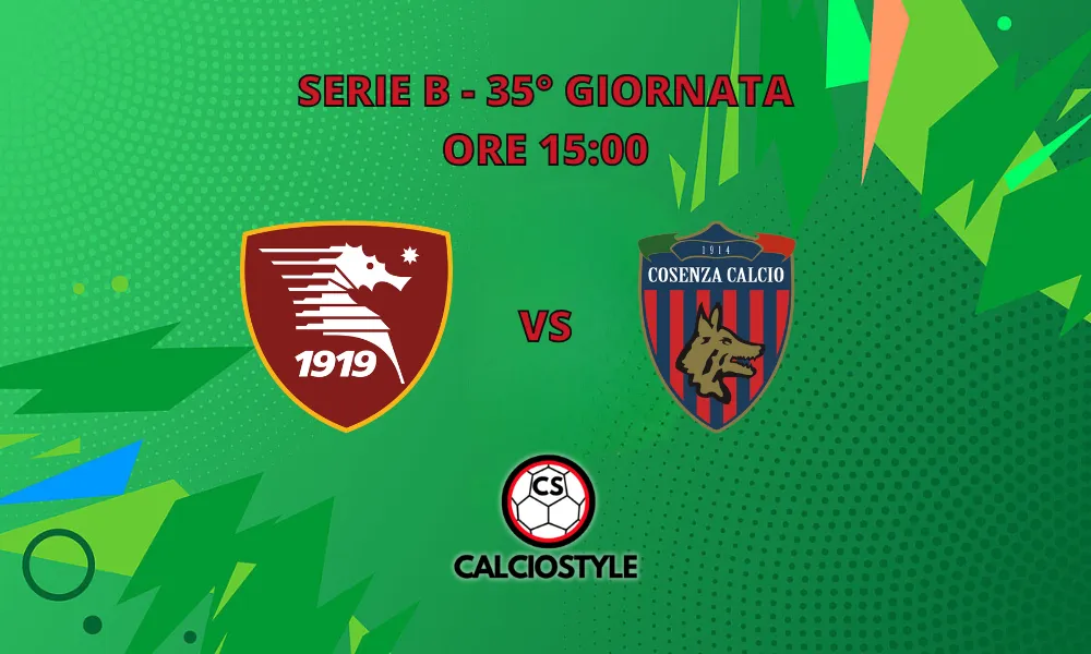 Salernitana-Cosenza, le probabili formazioni e dove vederla
