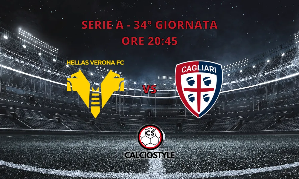 Hellas Verona-Cagliari, probabili formazioni e dove vederla