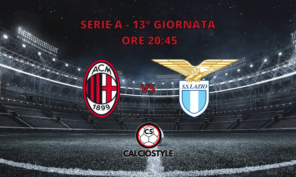 Milan-Lazio, probabili formazioni e dove vederla