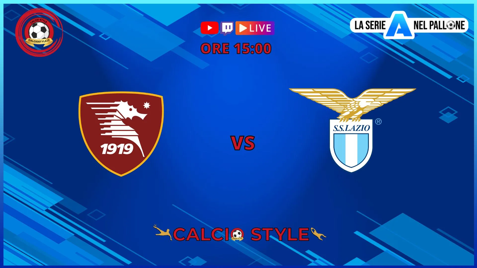 Salernitana-Lazio: le scelte ufficiali