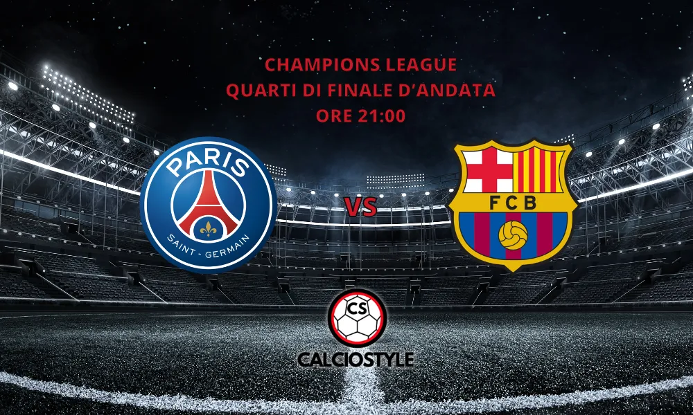 PSG-Barcellona, le formazioni ufficiali. Xavi vs Enrique